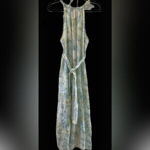 Bella Dahl Pastel Green and Blue Maxi Dress